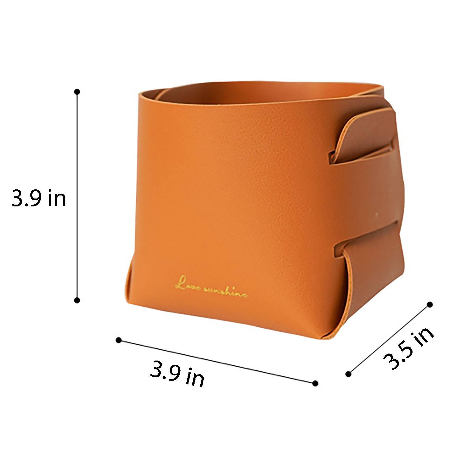 Detachable Leather Storage Basket 11