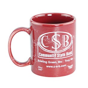 11 Oz. Colored Marble Ceramic Mug 5