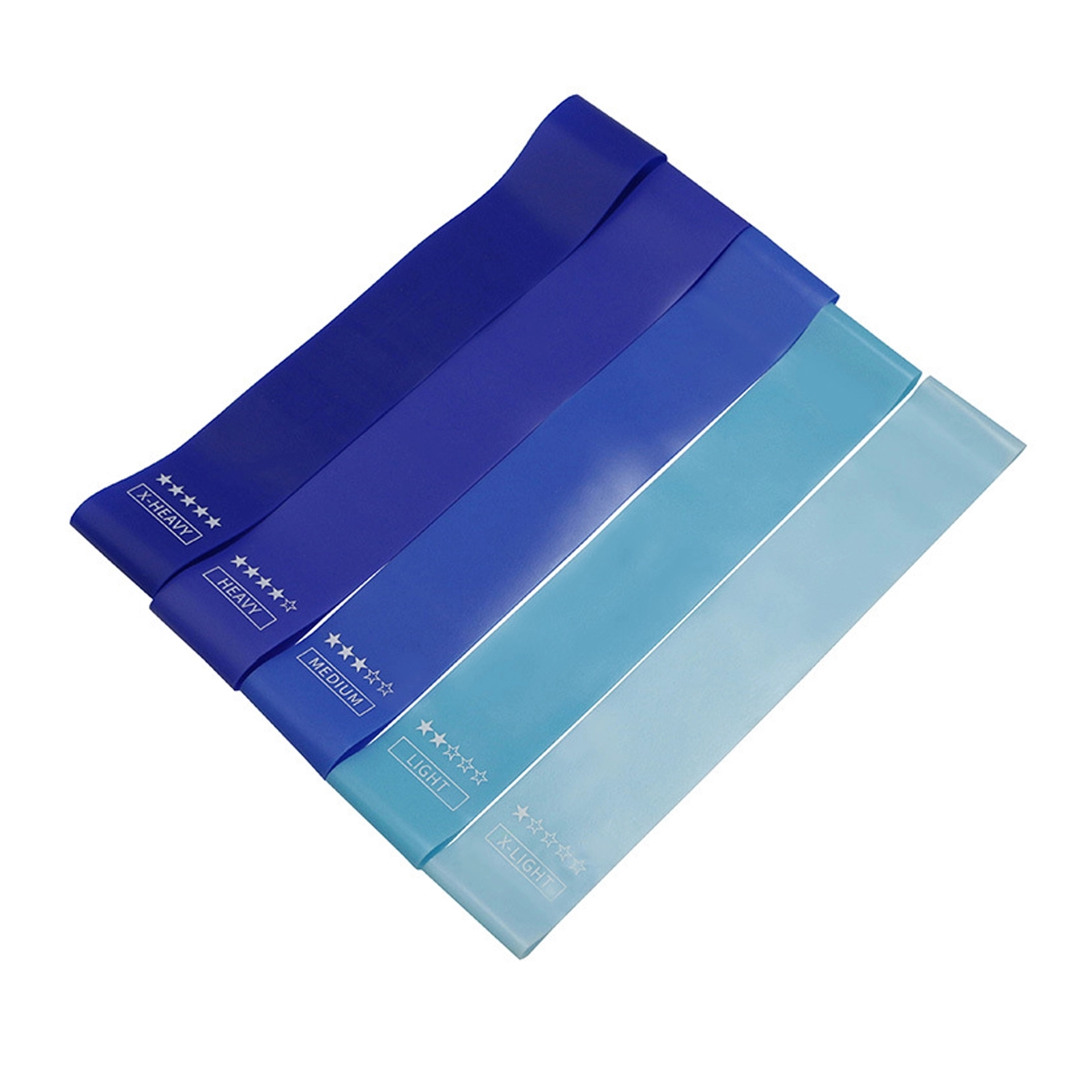 5 Levels TPE Resistance Bands Yoga Set 2