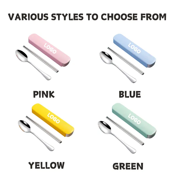 Travel Cutlery Set with Carrying Case 4