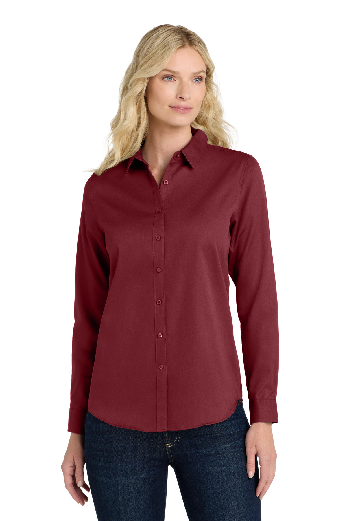 Women's Long Sleeve SuperPro React Twill Shirt