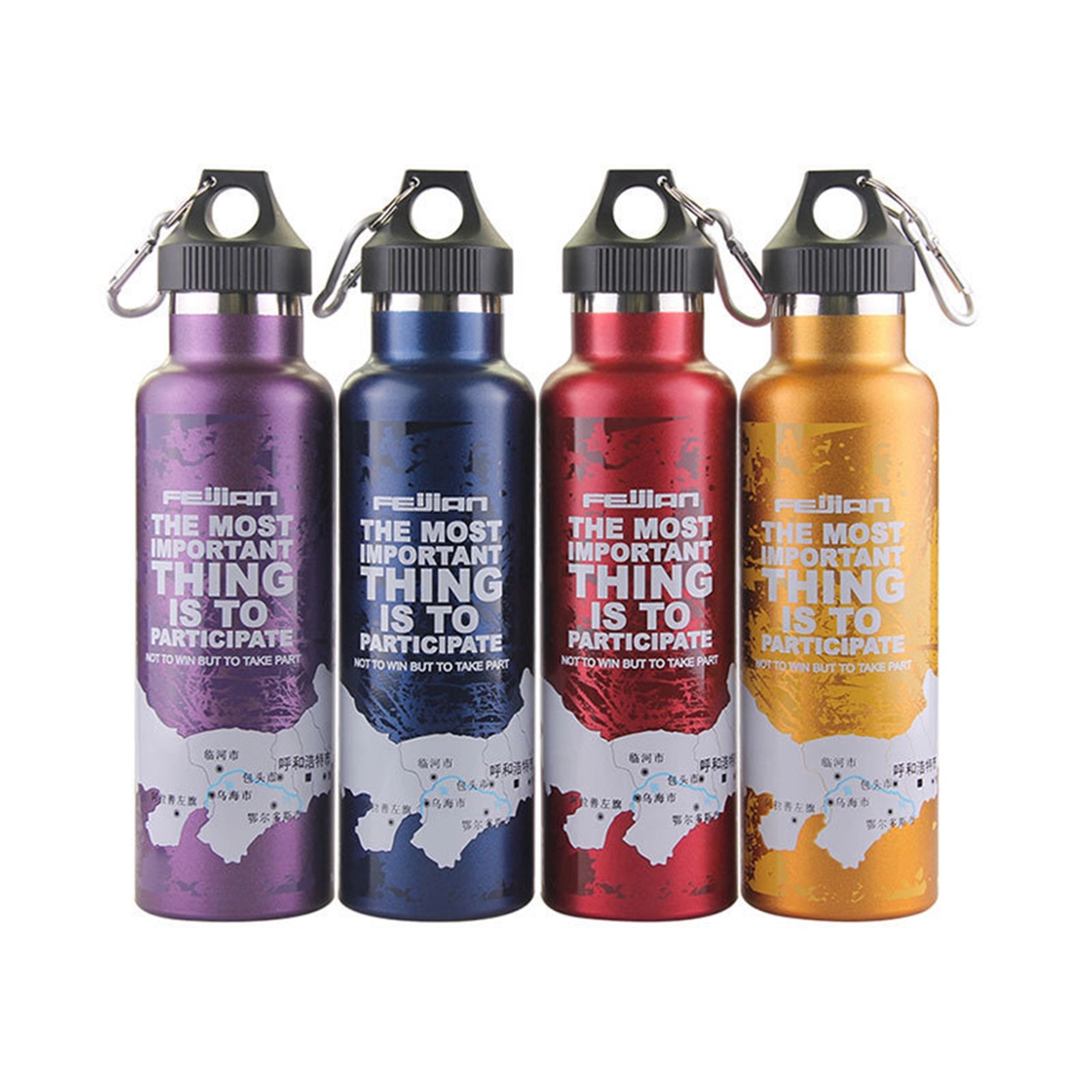 25 Oz. Double Wall Metal Sport Water Bottle, custom water bottle with logo imprint 2