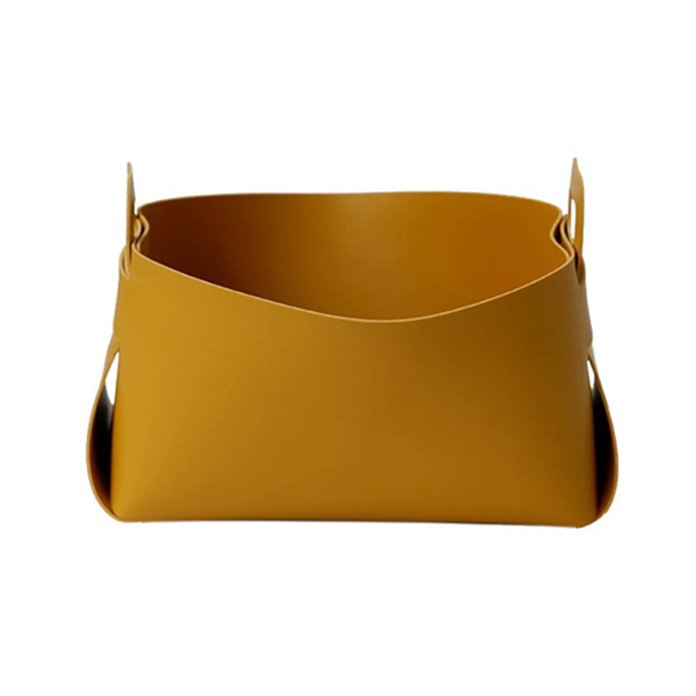 Leather Organizer Storage Box With Handle 5