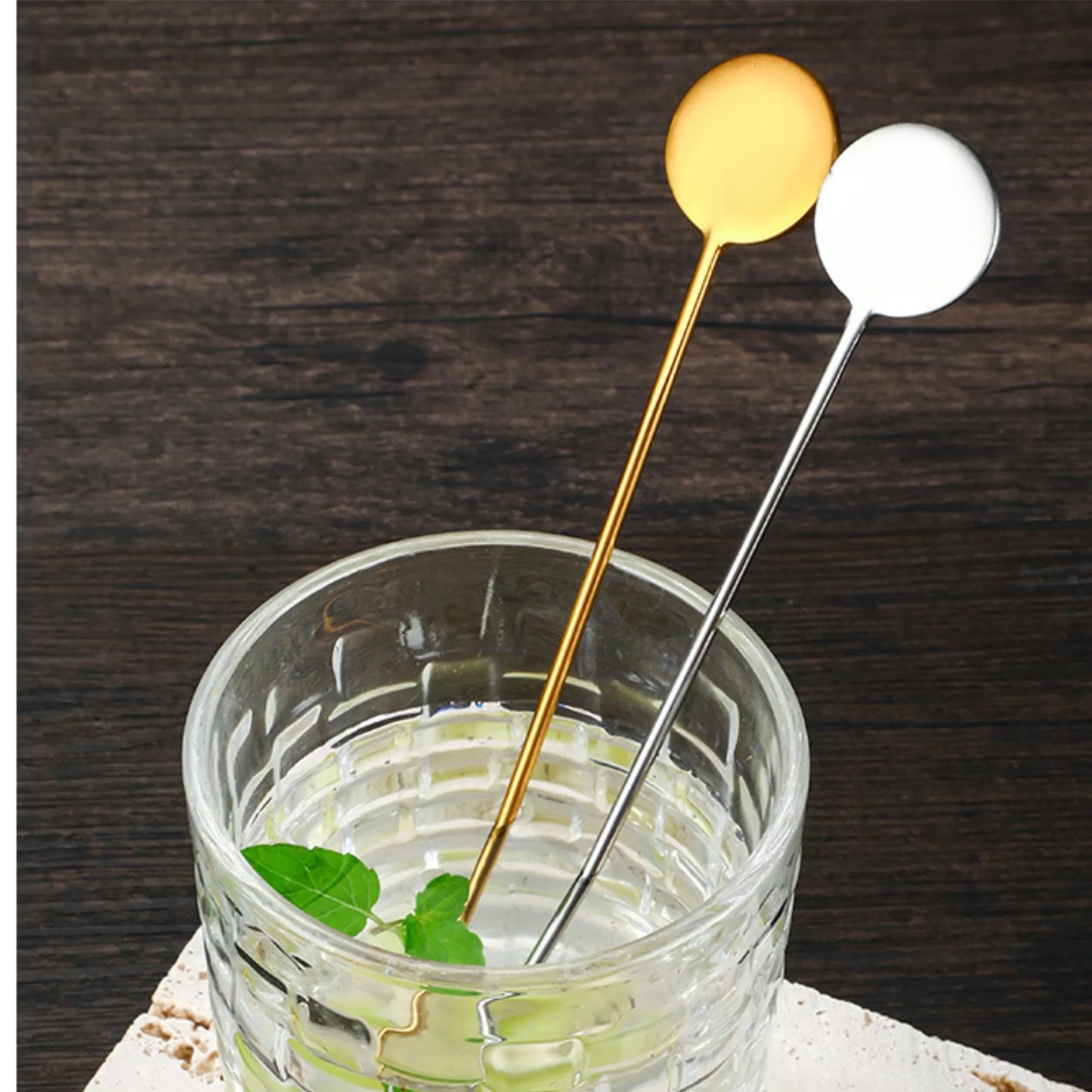 Stirring Rod Coffee Scoop Drink Swizzle Stick 6