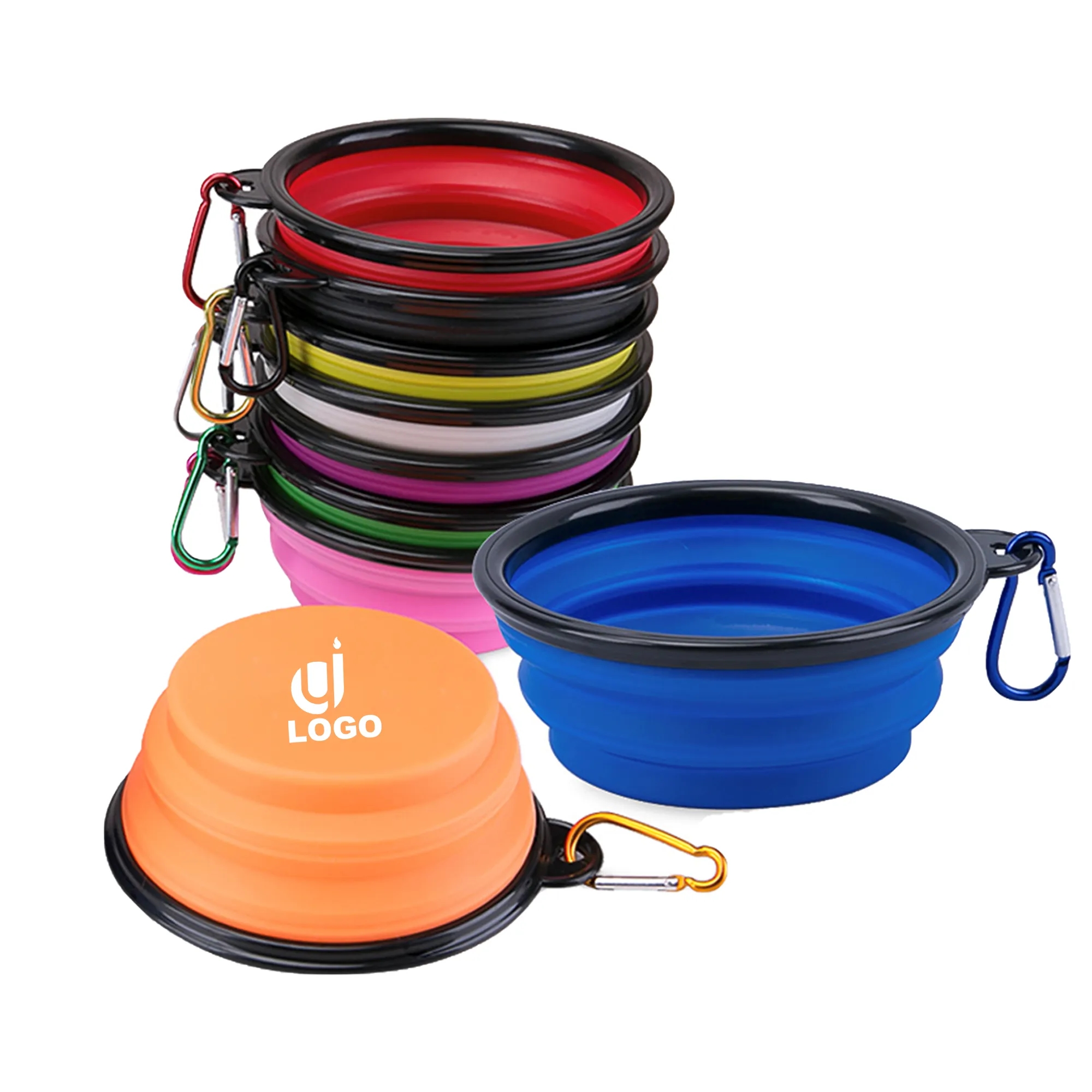 TPE Collapsible Travel Dog Bowls 12oz