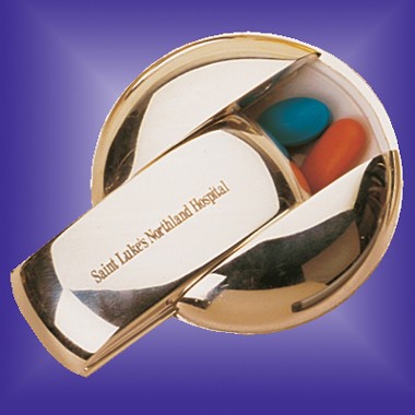 G0LD PLATED PILL BOX 1