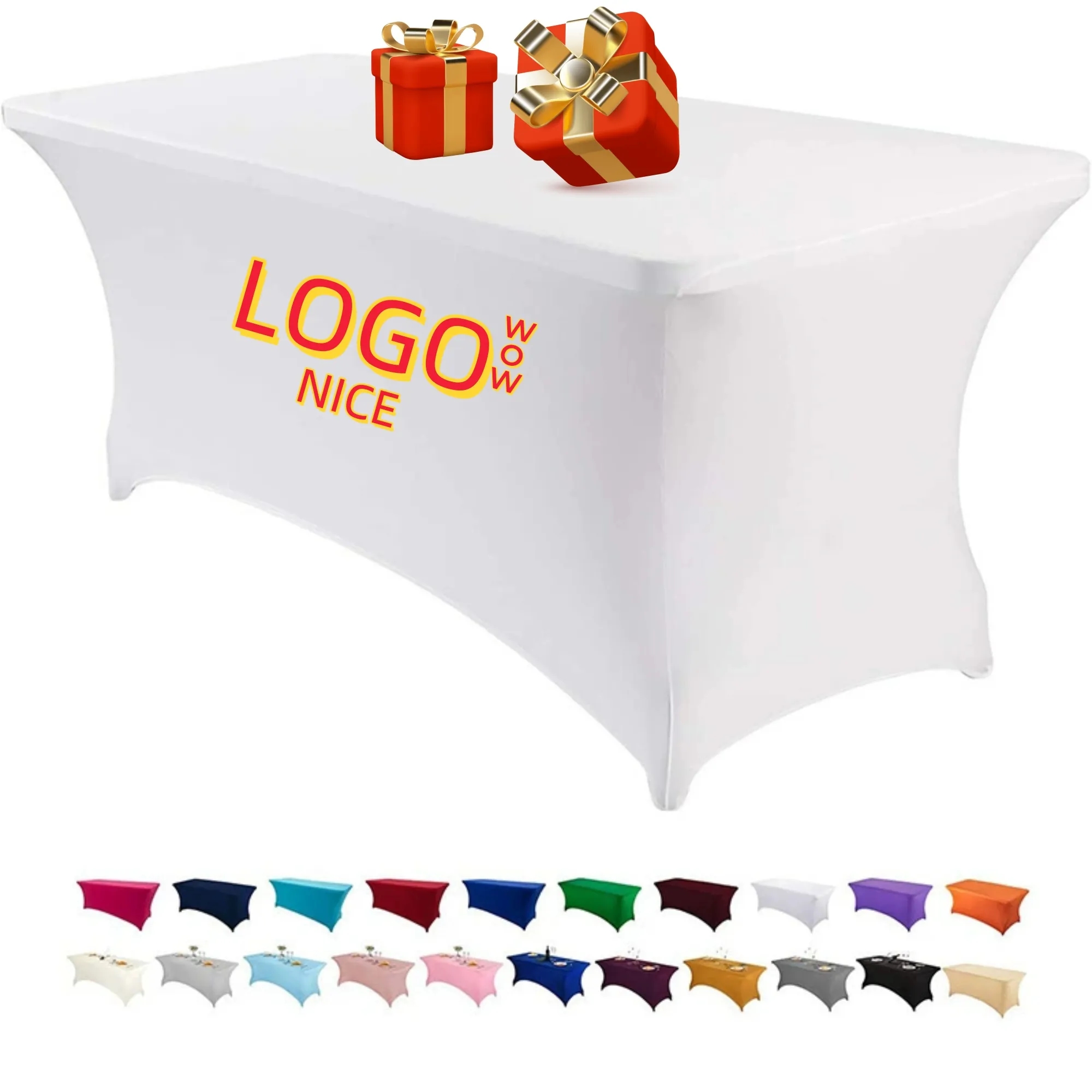 Premium 6FT Full Color Dye Sublimation Stretch Table Cover 5
