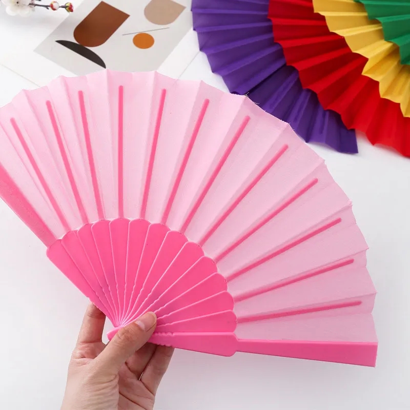 Chinese Style Solid Color Fan 6
