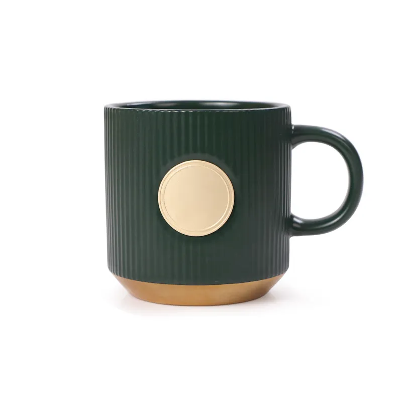13 OZ Ceramic Striped Coffee Mug 6