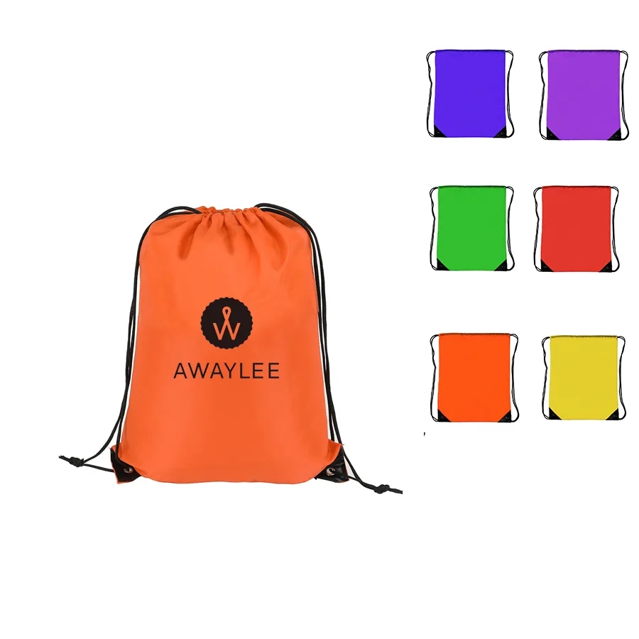 210D Polyester Drawstring Backpack 5
