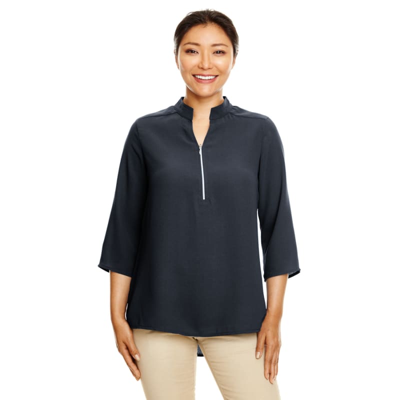 Devon & Jones Ladies' Perfect Fit™ 3/4-Sleeve Crepe Tunic 14