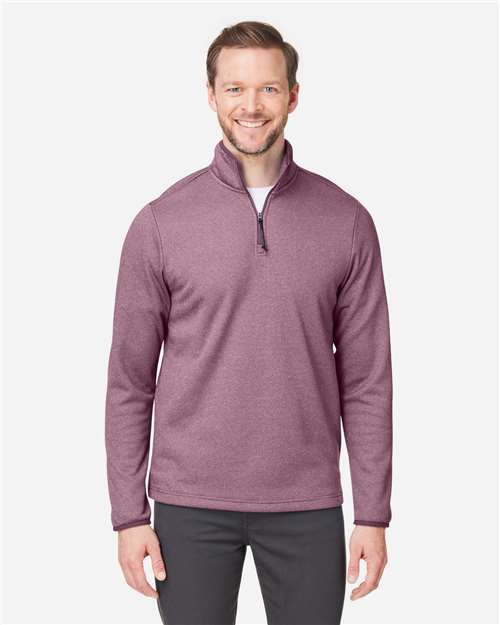 Men's Venture Heathered Stripe Quarter-Zip Pullover - CE73 31
