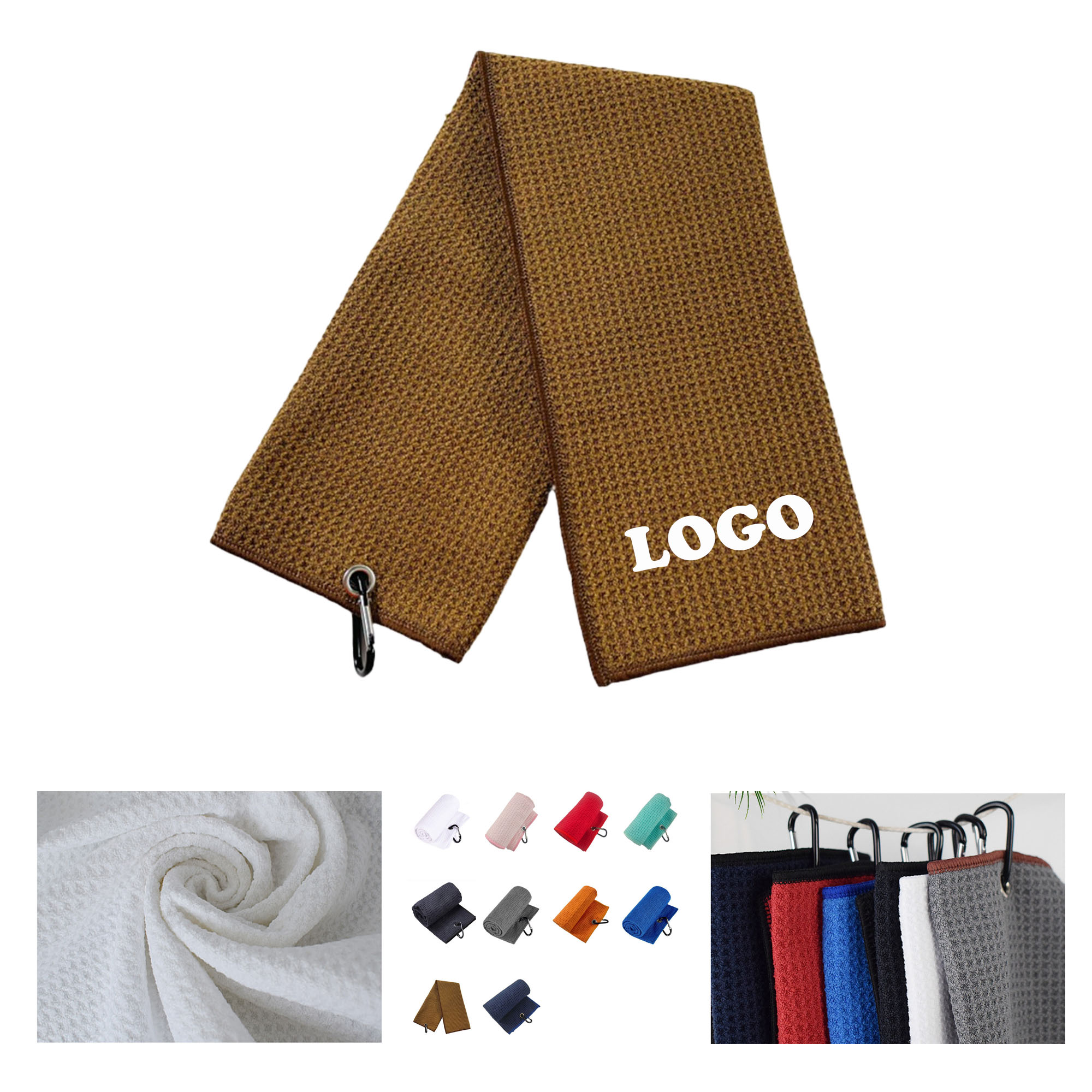 MOQ 20 pcs Custom Golf Towel 2