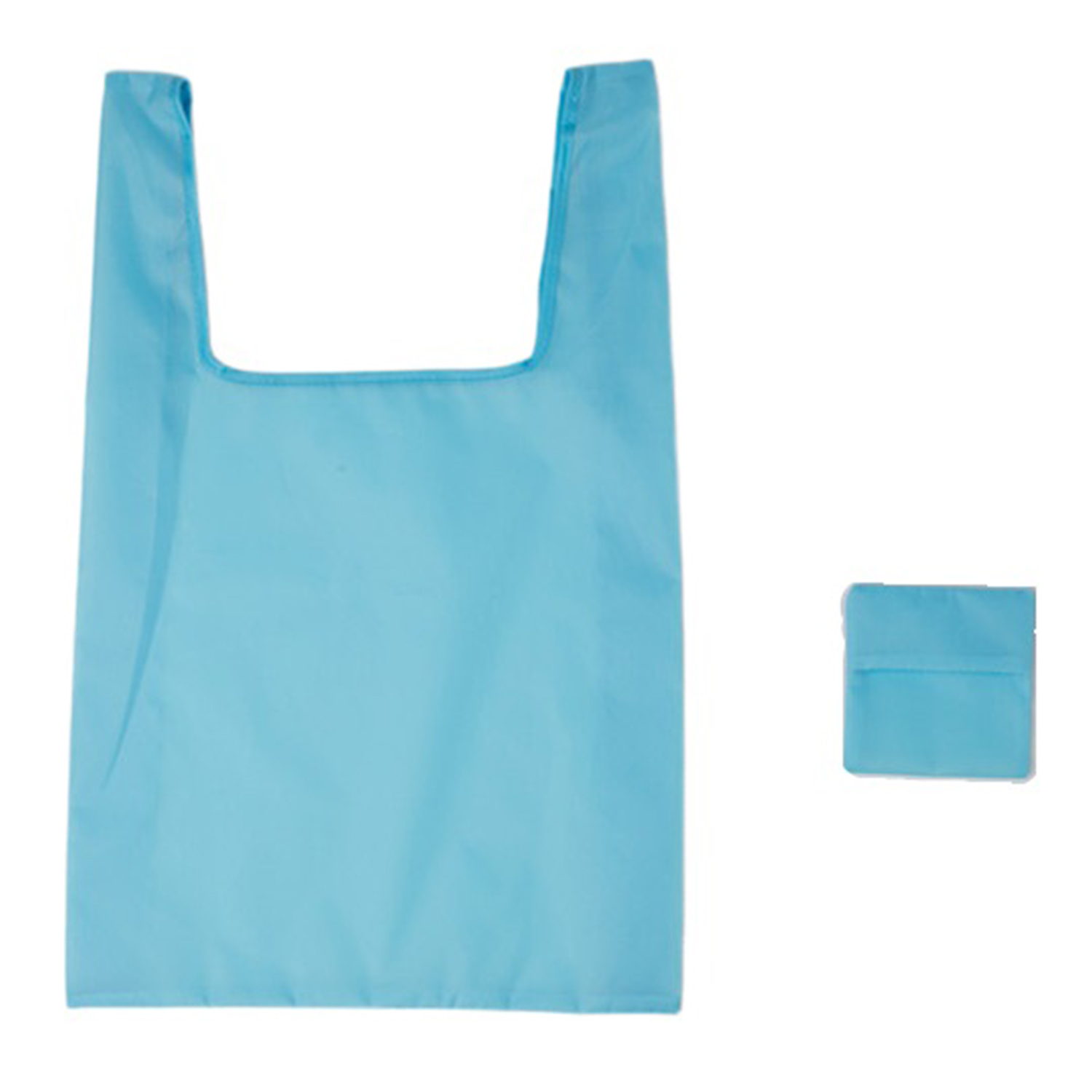 210T Grocery Shopping Tote Bag with Pouch 1