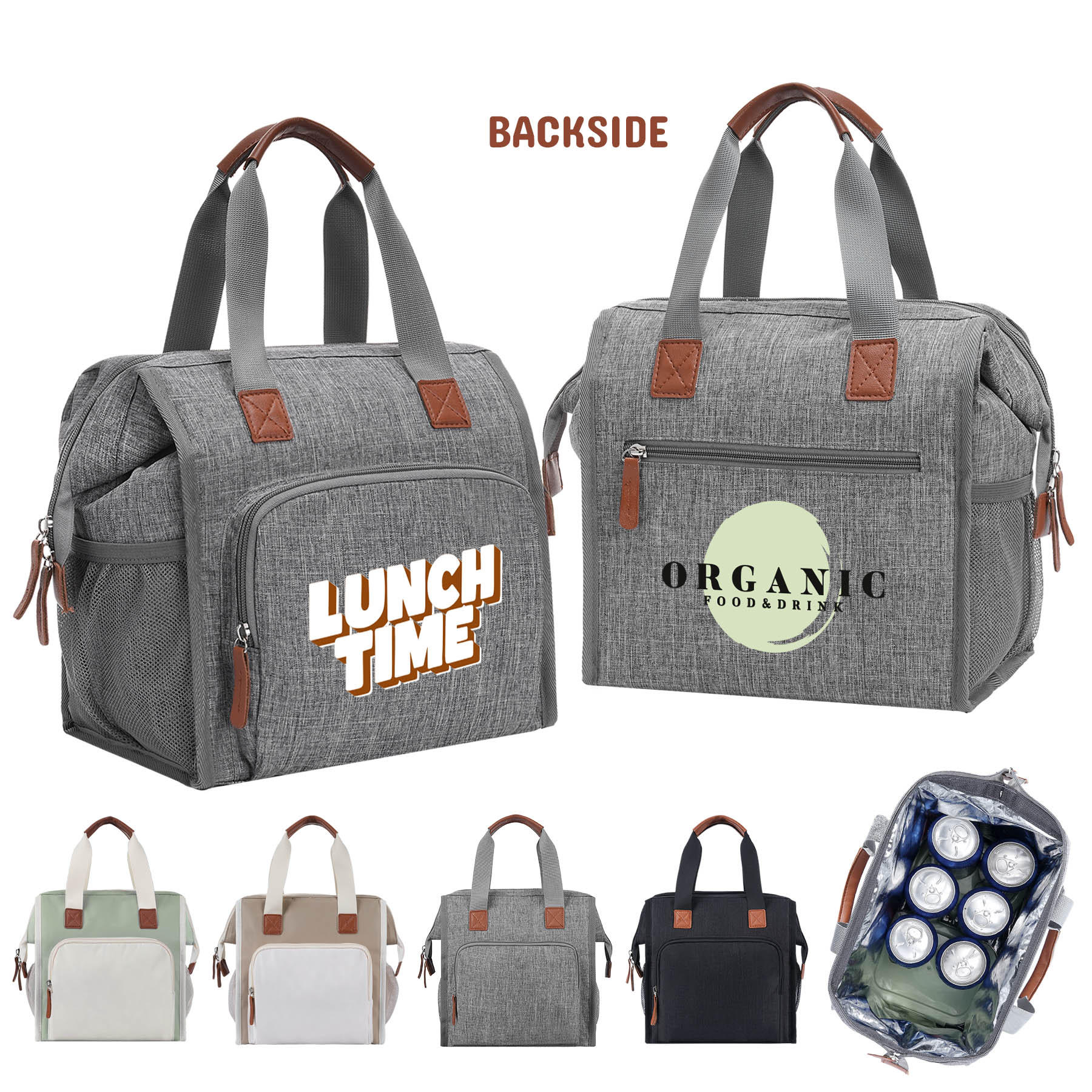 Smile Insulated Lunch Box Cooler Bag 17