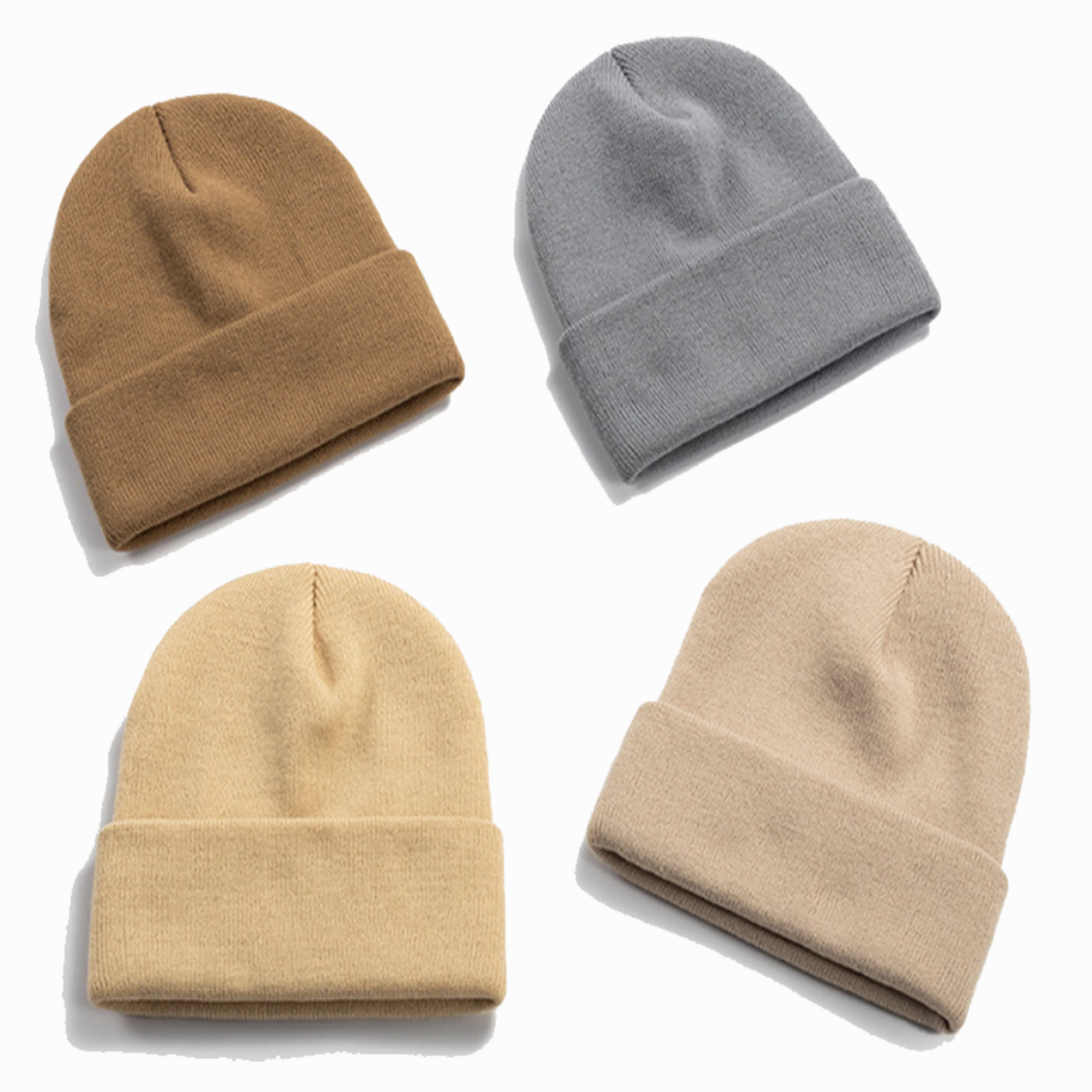 Full Color Pom Knitted Hat 7