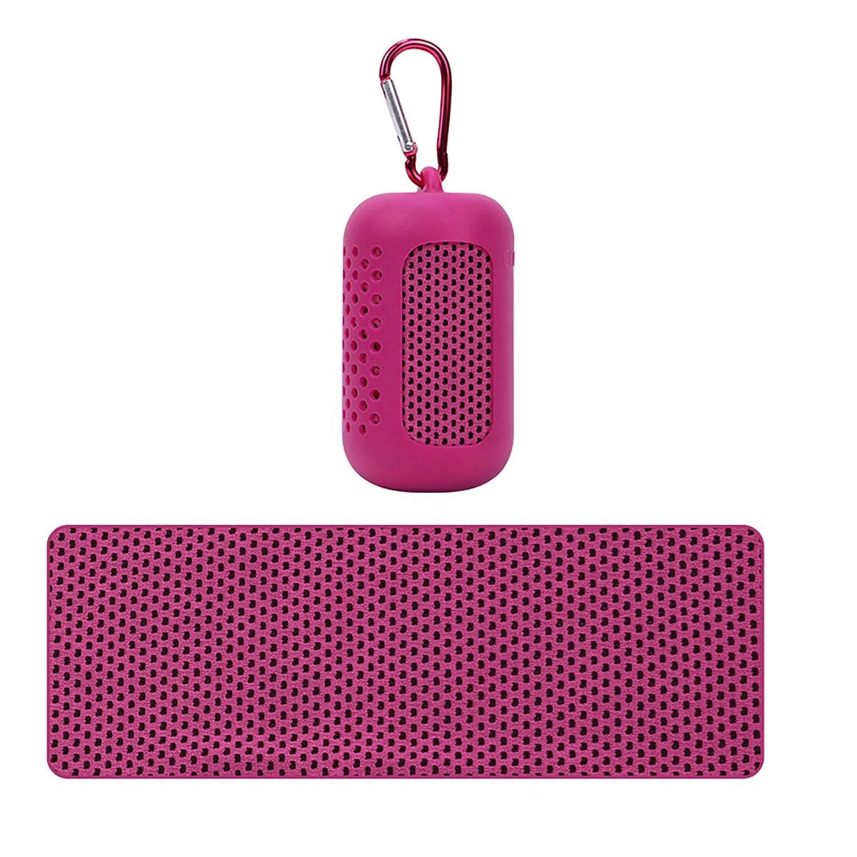 Polyester Workout Towel with Portable Silicone Pouch 1