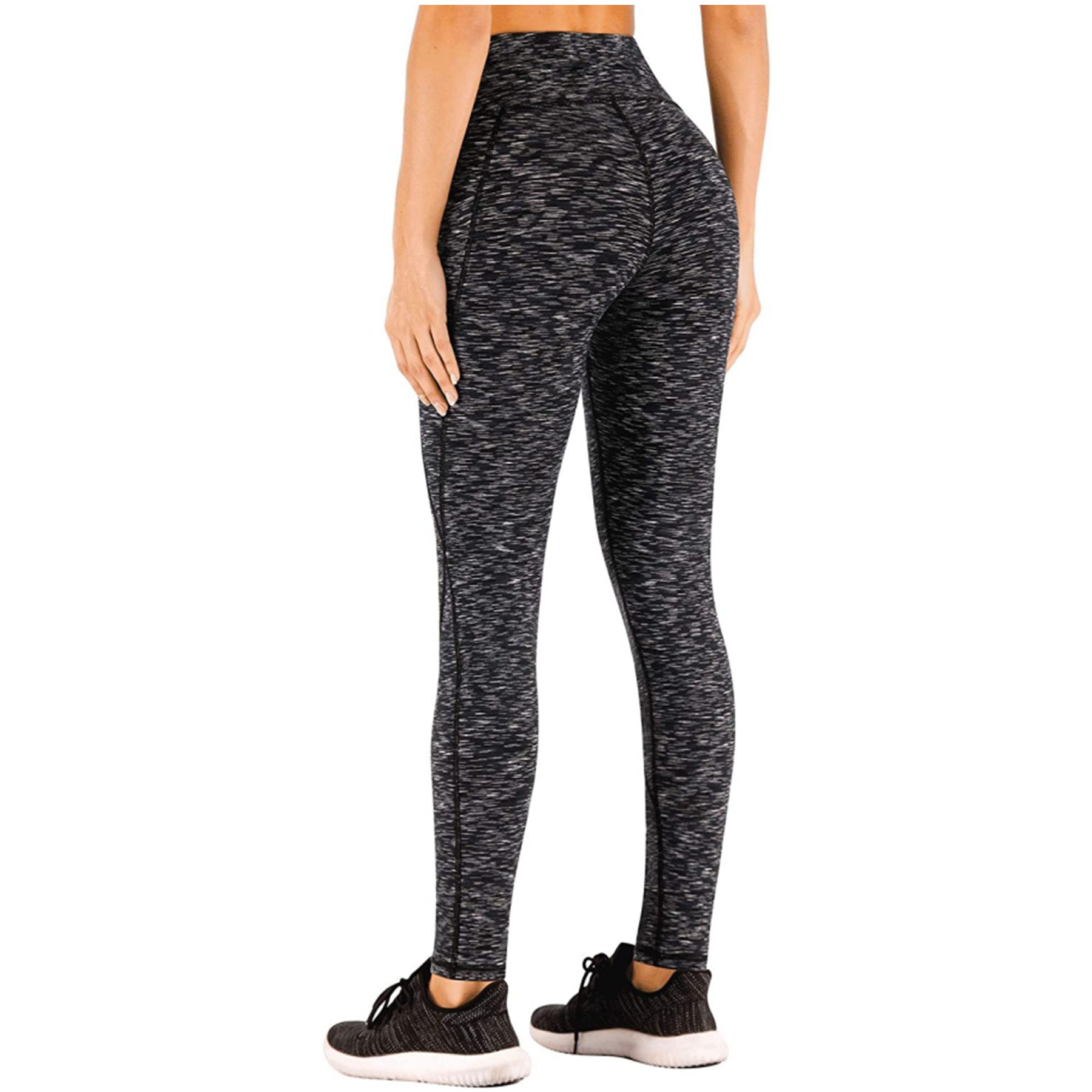 Women's High Waisted Yoga Pants Leggings w/Pockets 4