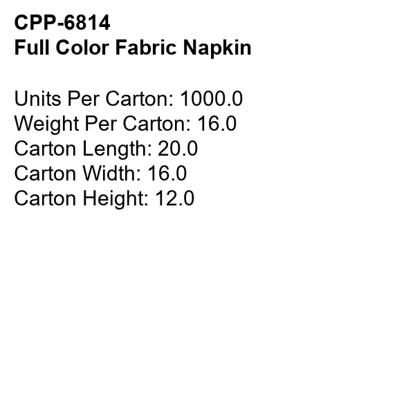 Full Color Fabric Napkin 8