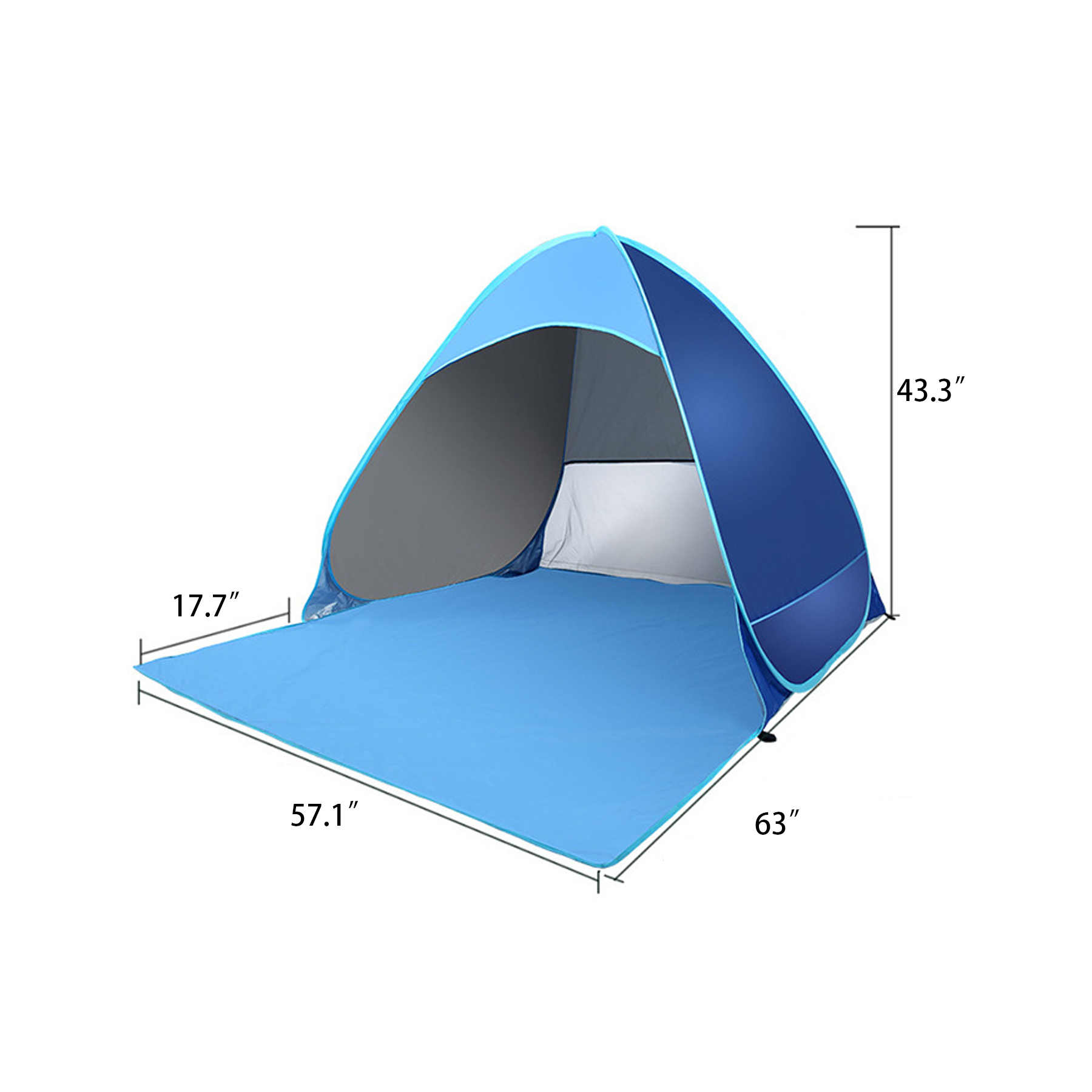 Portable Pop Up Beach Tent 2