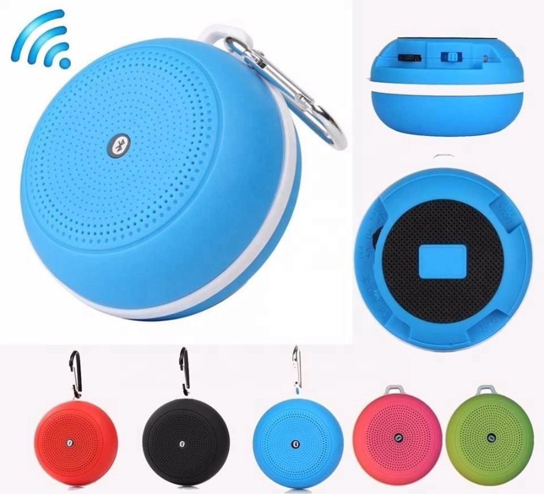 Carabiner Wireless Speaker with Hook 1