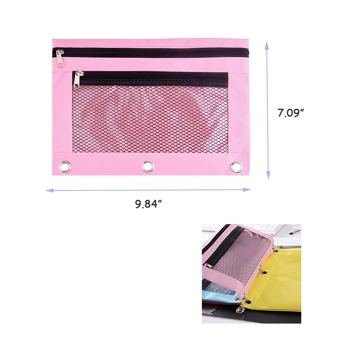 Oxford 3 Ring Binder Pencil Pouch 3