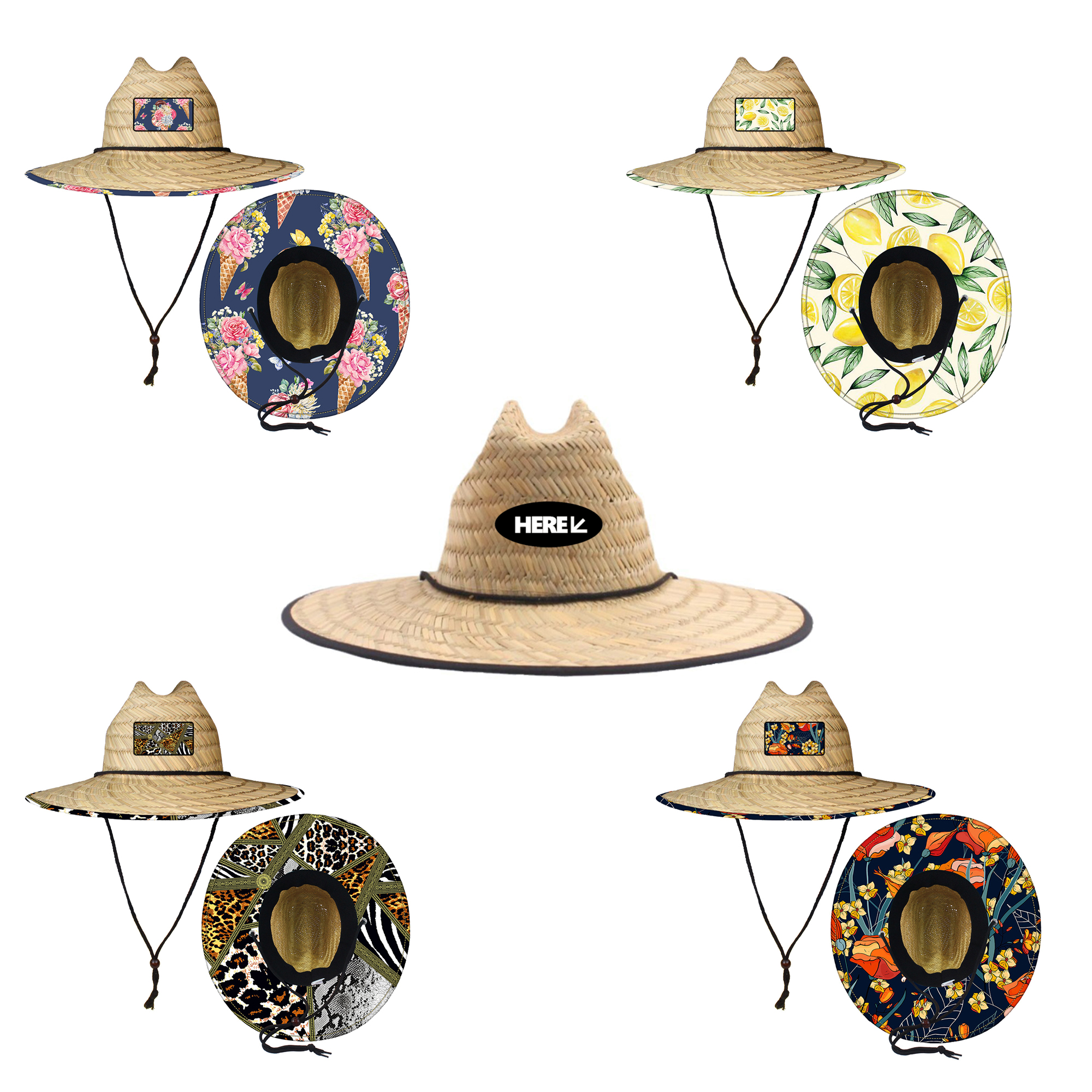 Straw Wide Brim Hat 1