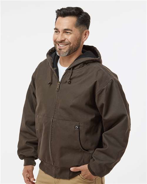 Men's Tall Cheyenne Boulder Cloth™ Hooded Jacket with Tricot Quilt Lining - 5020T 60