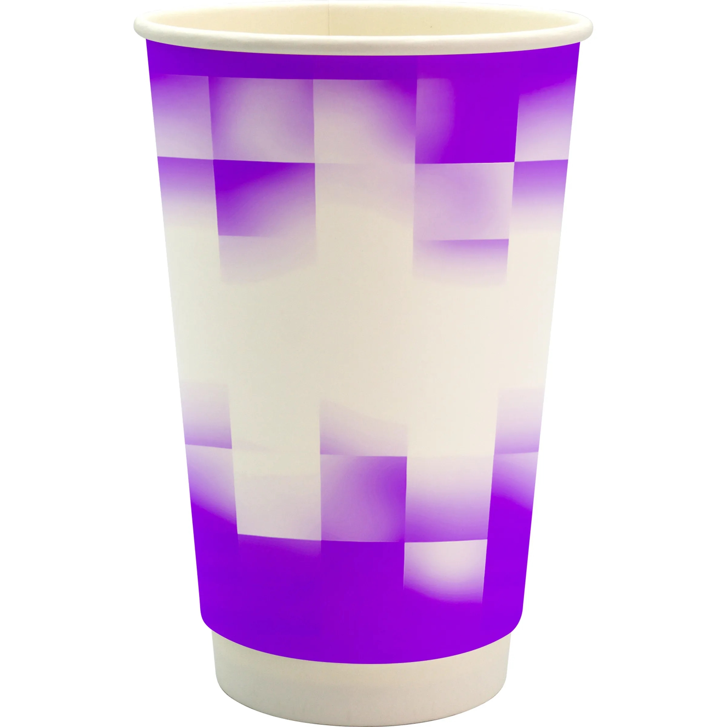 16 oz. Full Color Shaded Checkers Paper Cup 5