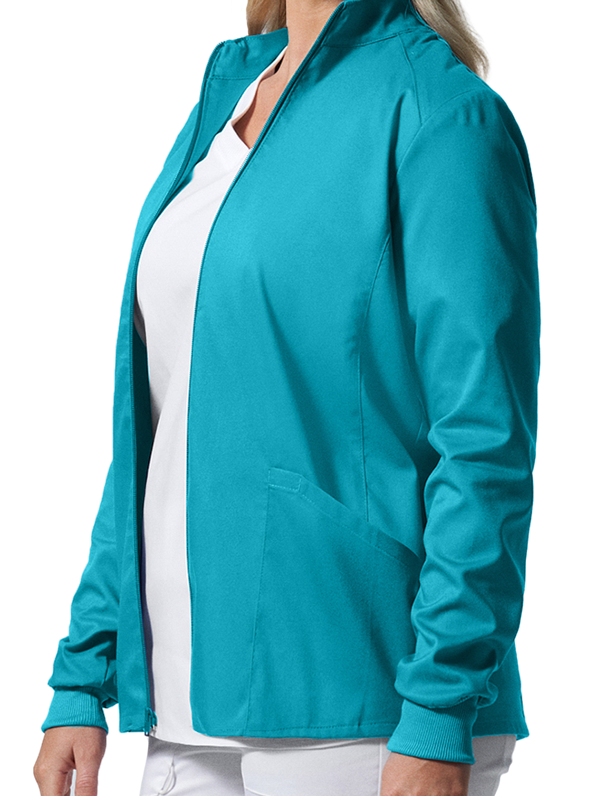 Landau - ProFlex - Women's Three-Pocket Mock Neck Zip-Front Jacket 35