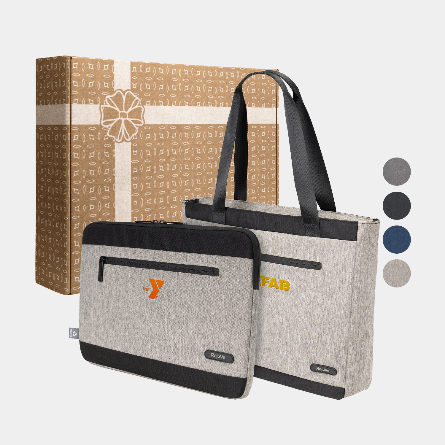 RejuVe® Executive Tote & Sleek Laptop Sleeve Gift Set 2