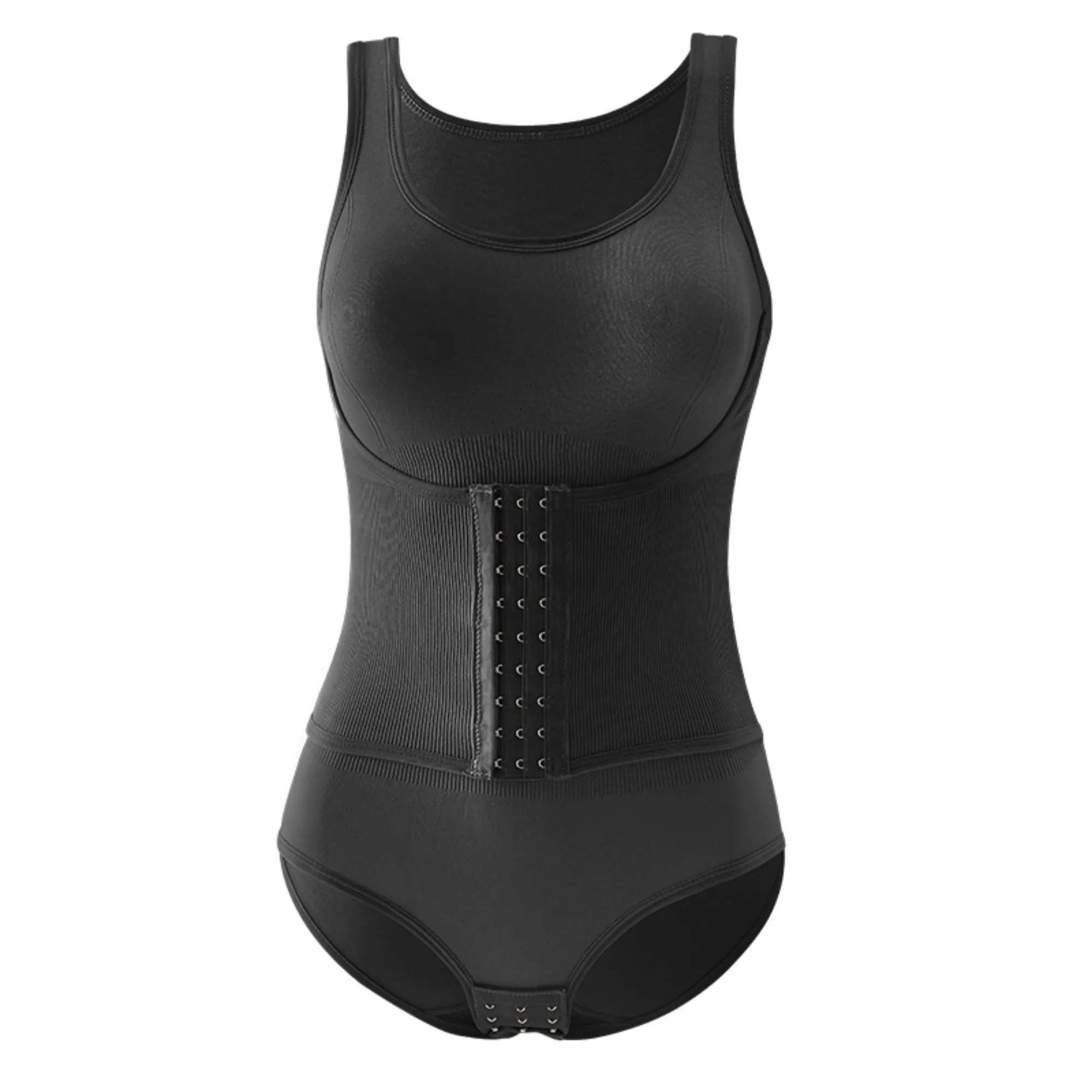 Double Layer Shapewear Tummy Control Bodysuit For Women 8