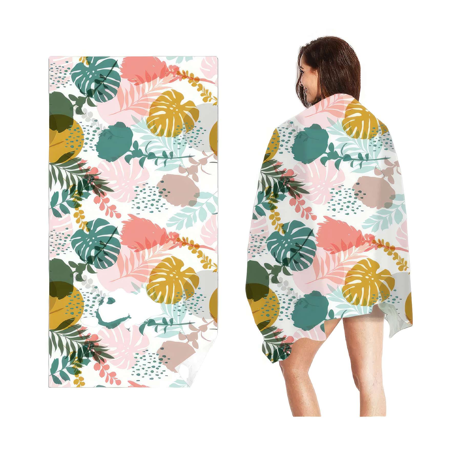 Microfiber Beach Blanket Lightweight Towel For Swimming 2