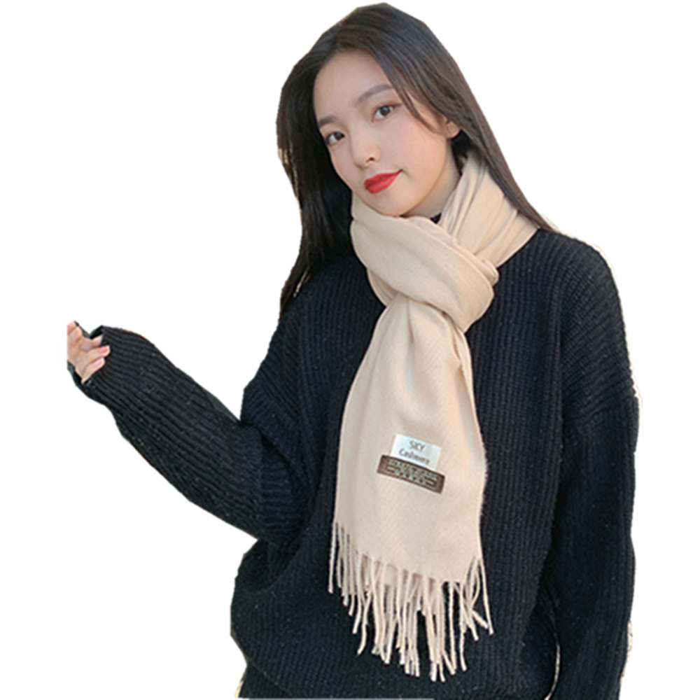 Cashmere Wrap Scarf Warm Keeping Shawl 4