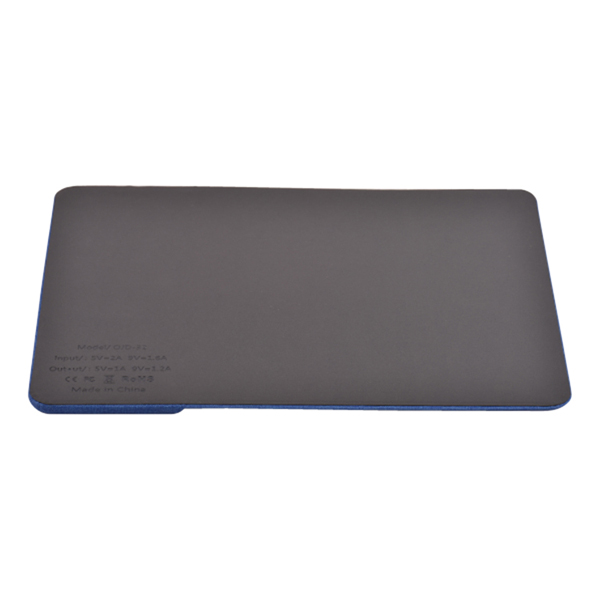 Qi Wireless Charger and Mouse Mat / Pad Textile Fabric 5