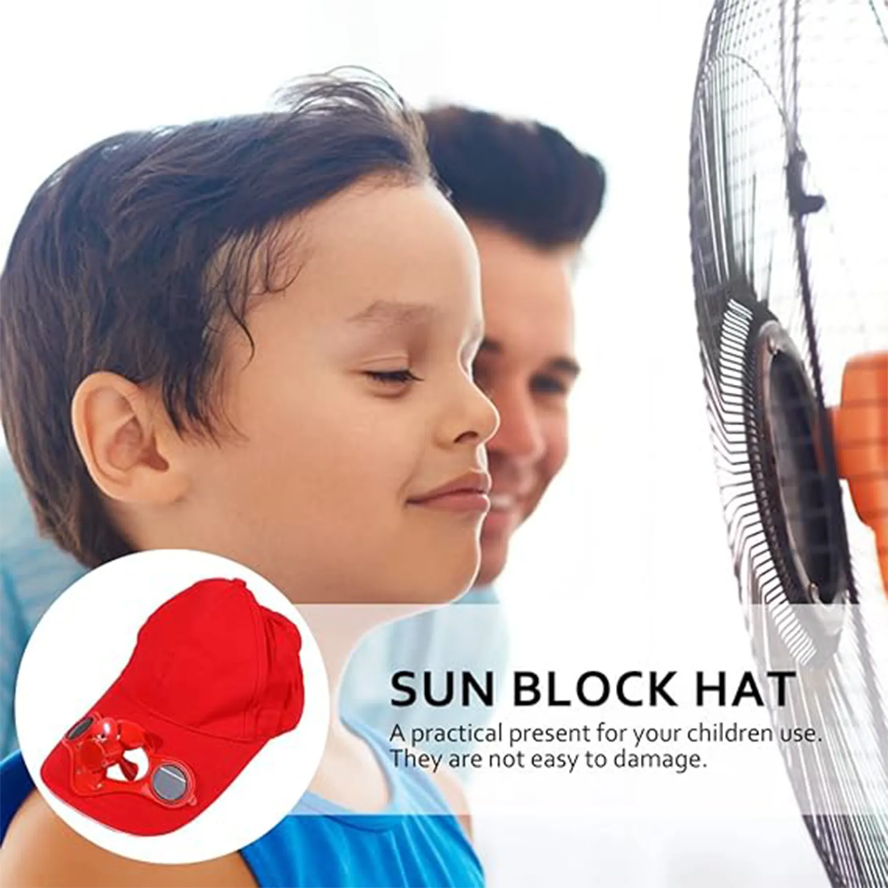 Solar Powered Fan Baseball Hat 5