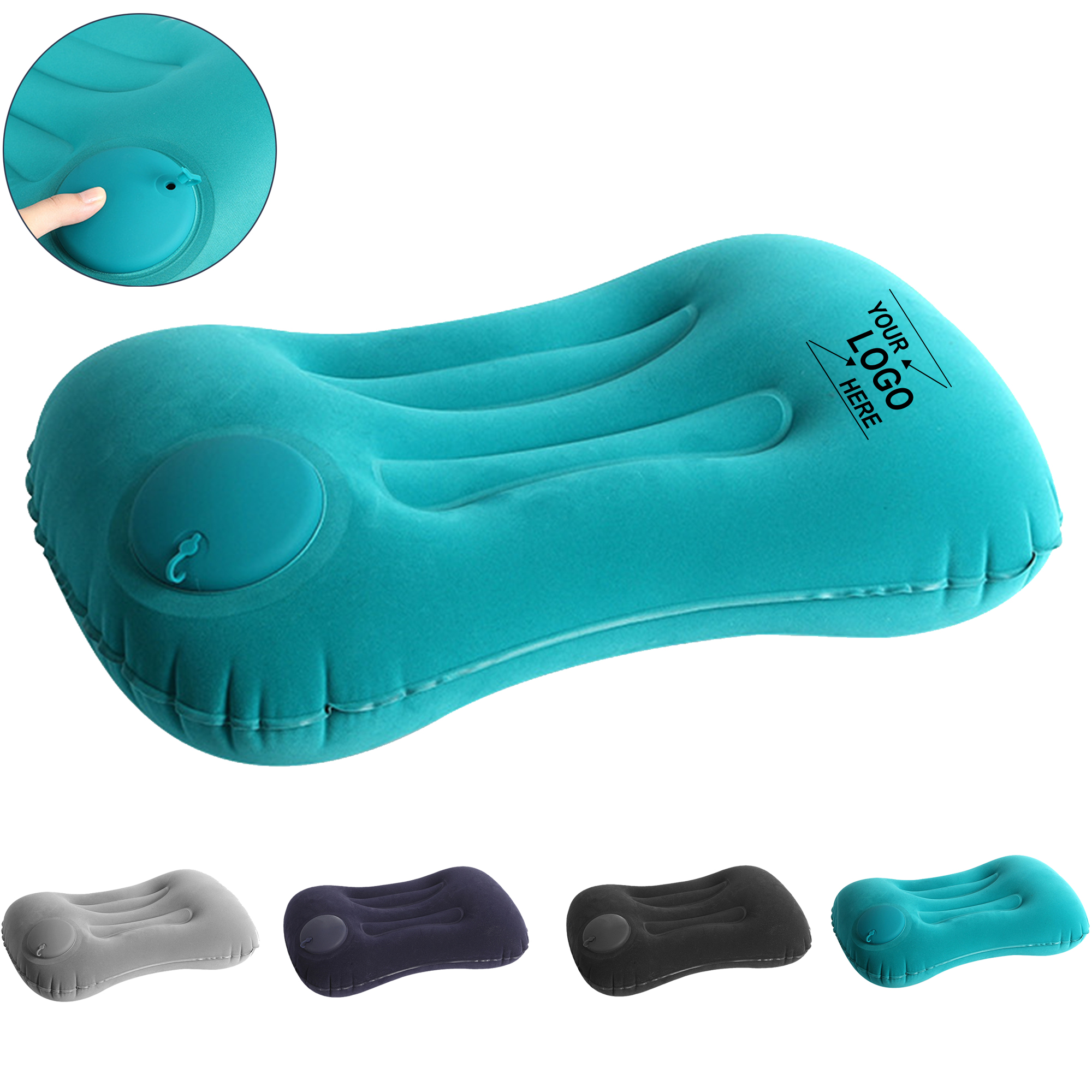 Comfortable Inflatable Travel Neck Pillow for Airplane 6