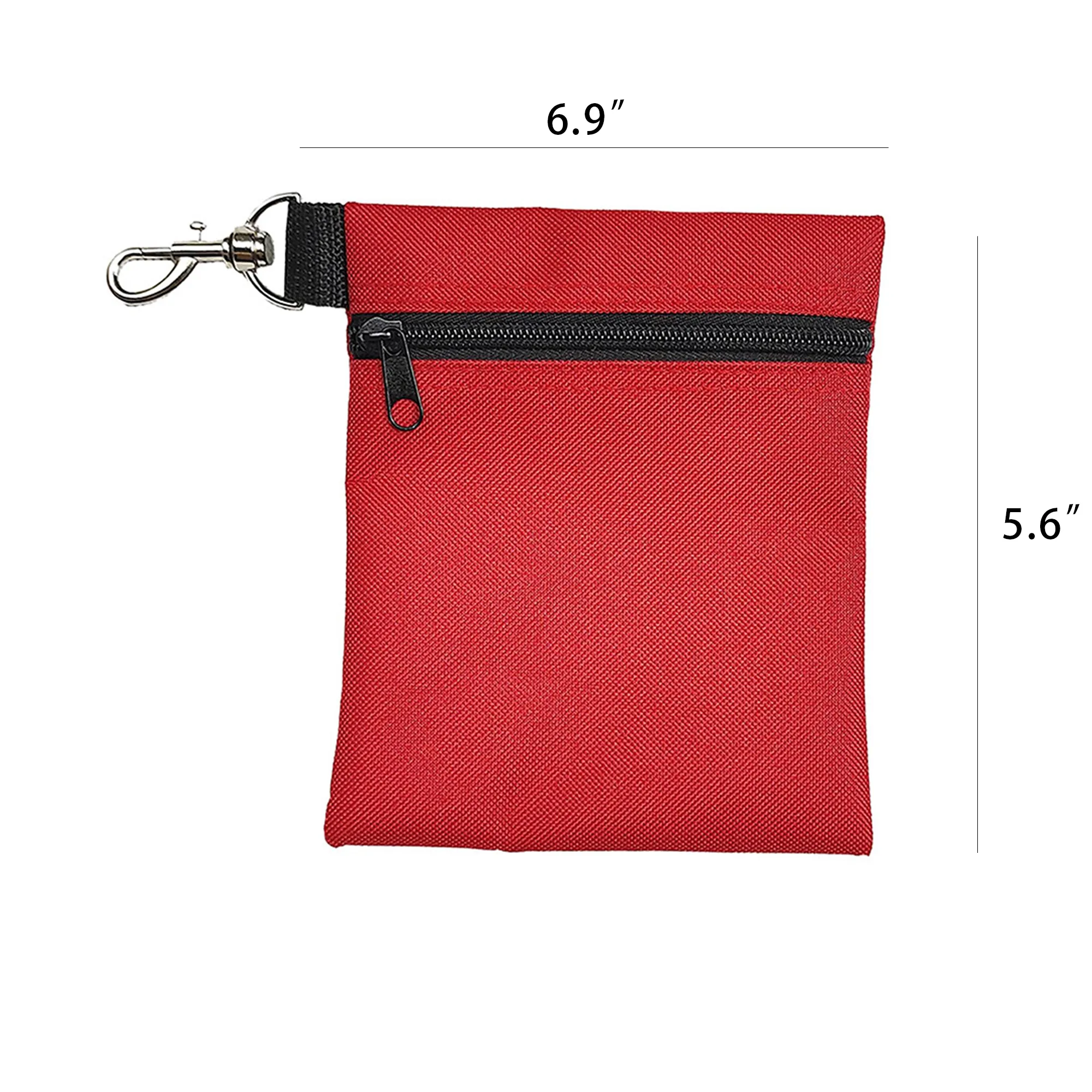 Zipper Golf Ball Pouch 2