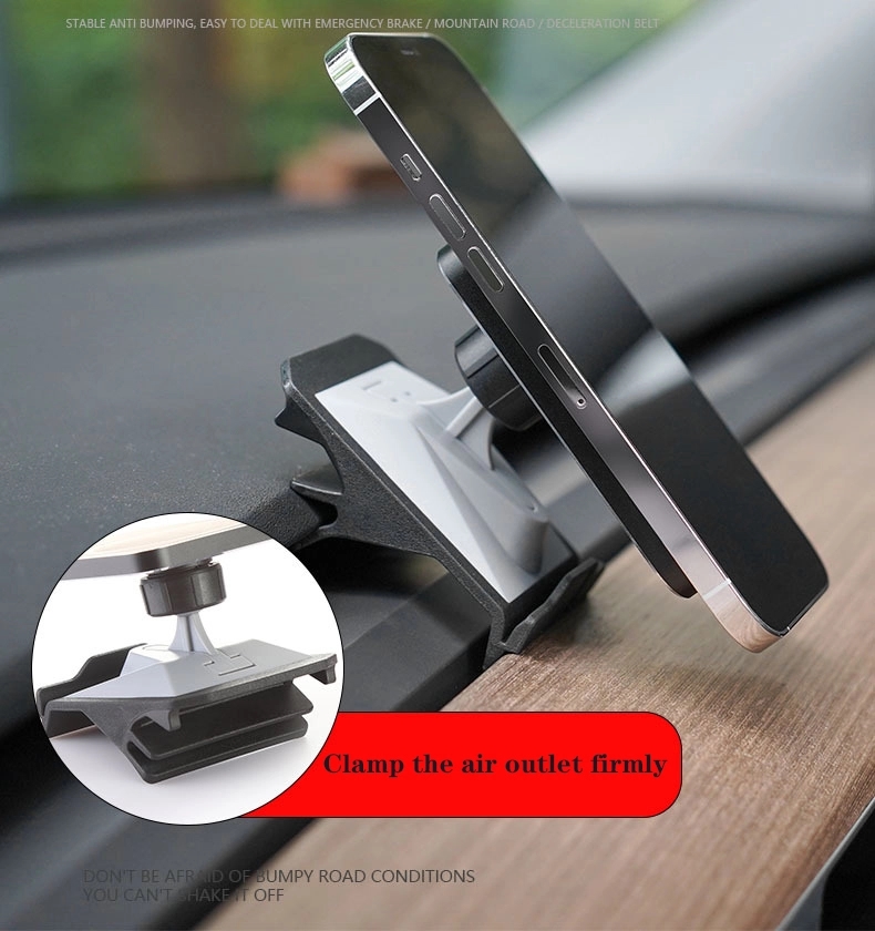 Magnetic Wireless Mobile Phone Car Charger 3