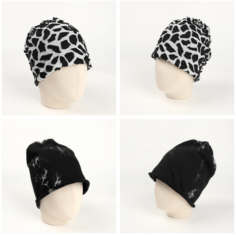 Warm Cotton Sleeve turban cap 33