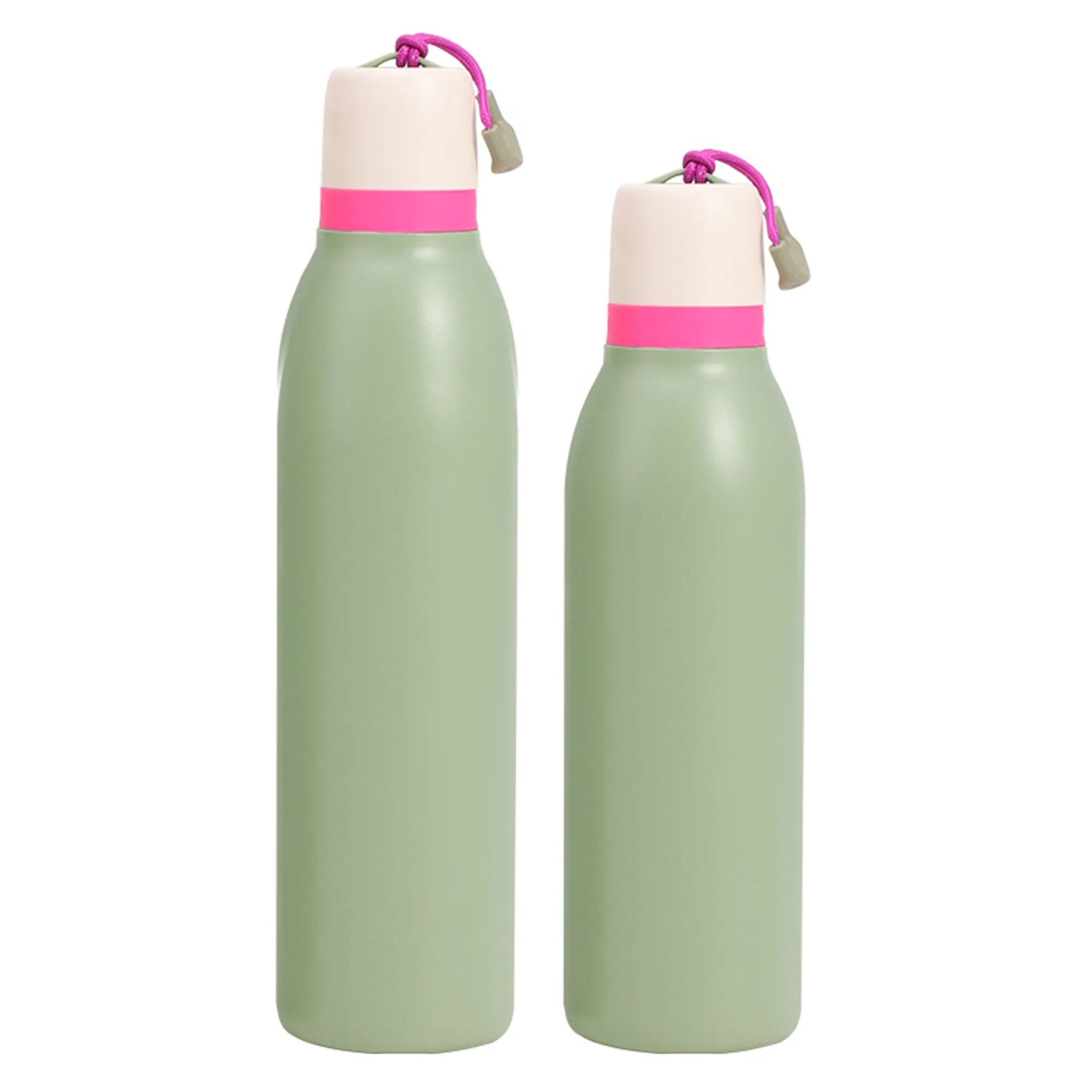 18oz Insulated Stainless Steel Water Bottle with Straw 9