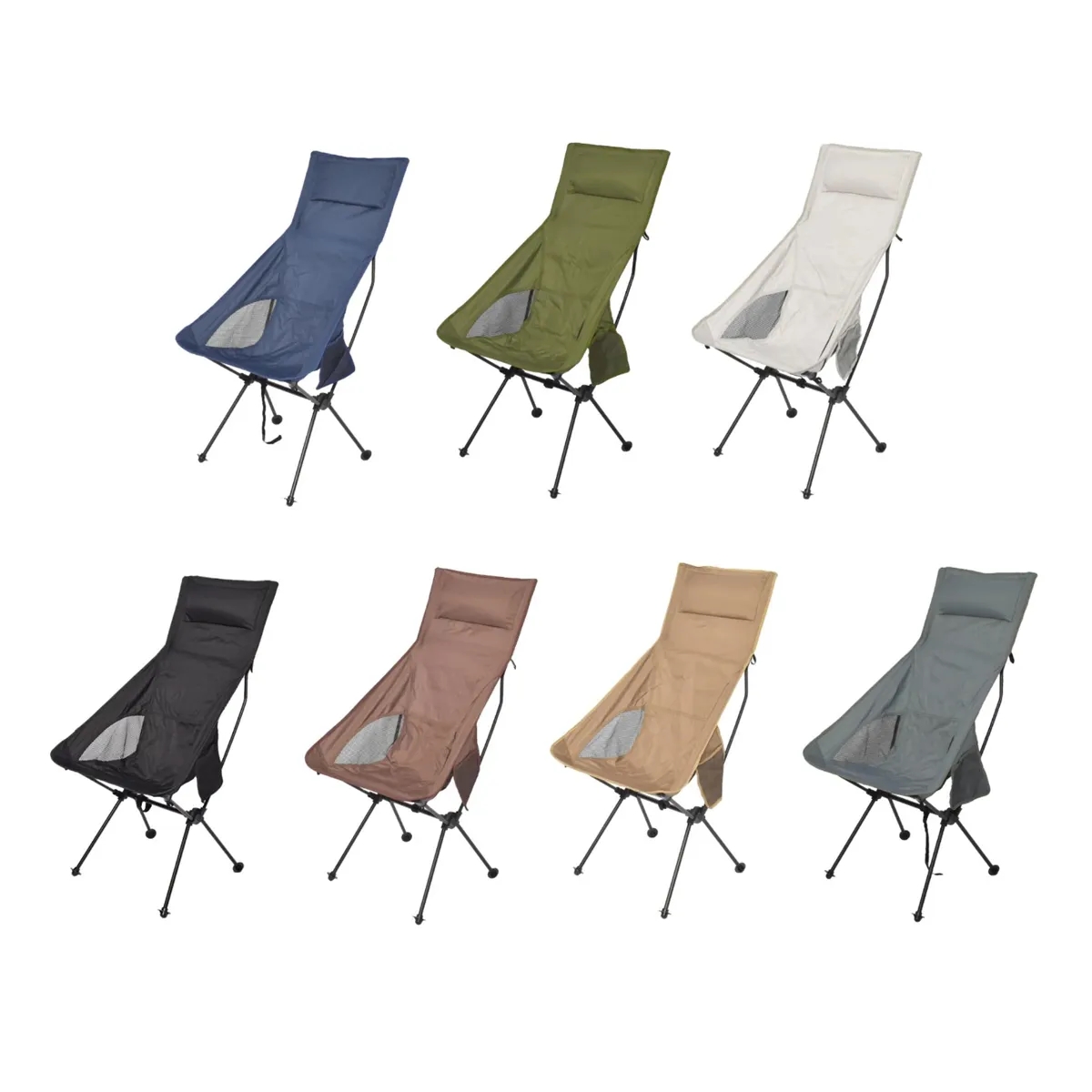 Adjustable Folding Outdoor Beach Moon Lounge Chair 7