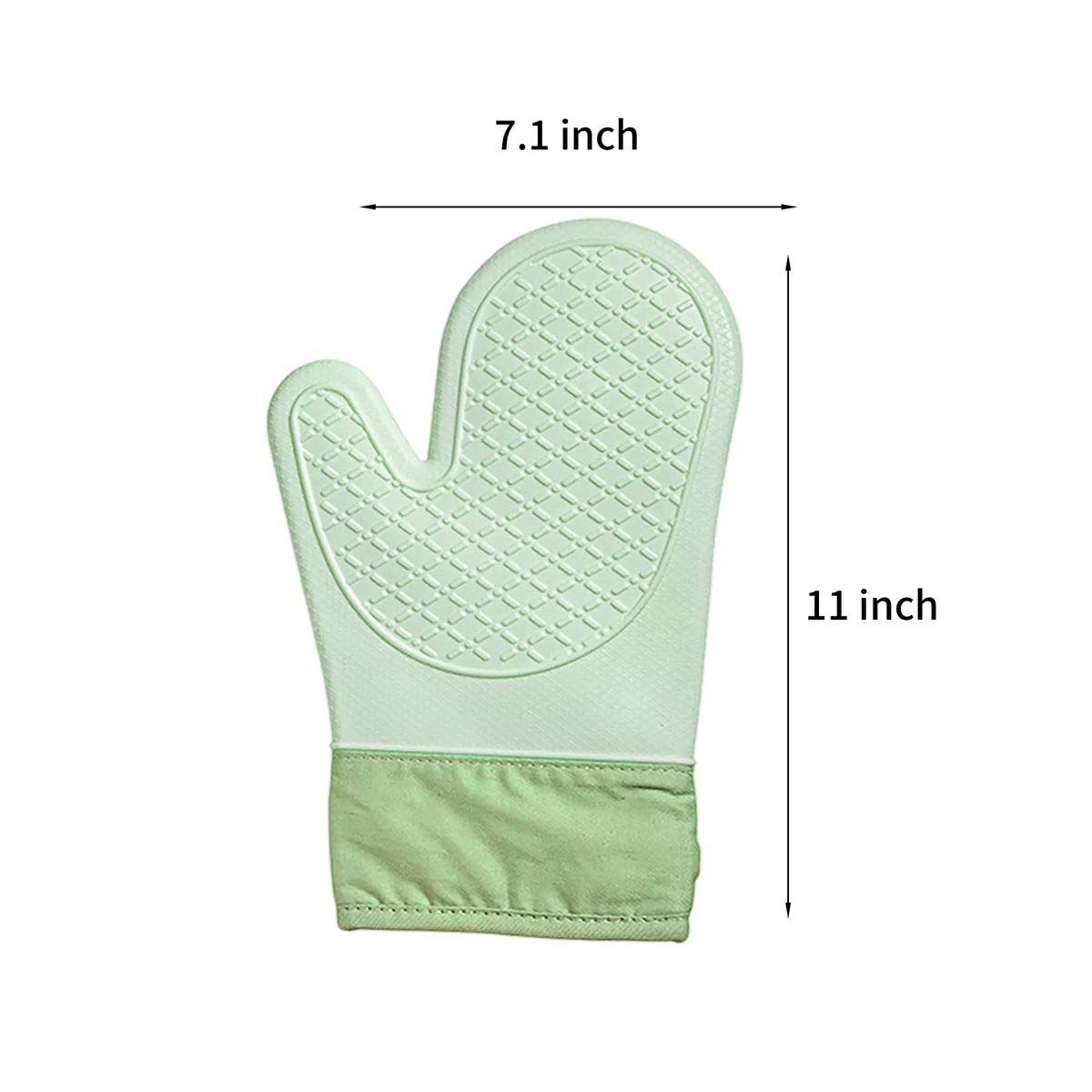 Flexible Silicone Oven Mitts for Home and Professional Use 6