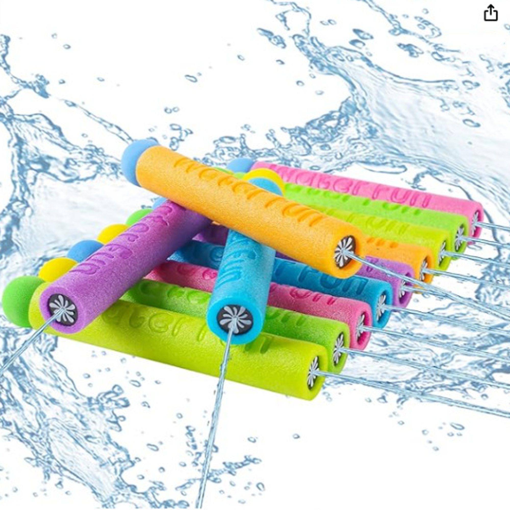 Foam Custom Squirt Cannon 8.5"L X 1.2"W 2