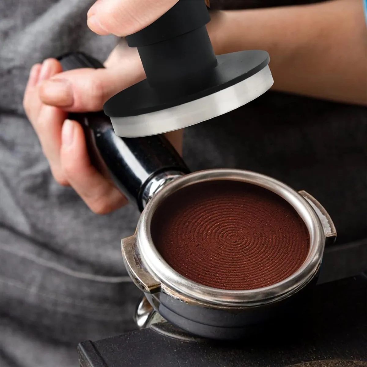Custom Personalise Portable Hand Spring Loaded Coffee Tamper 5