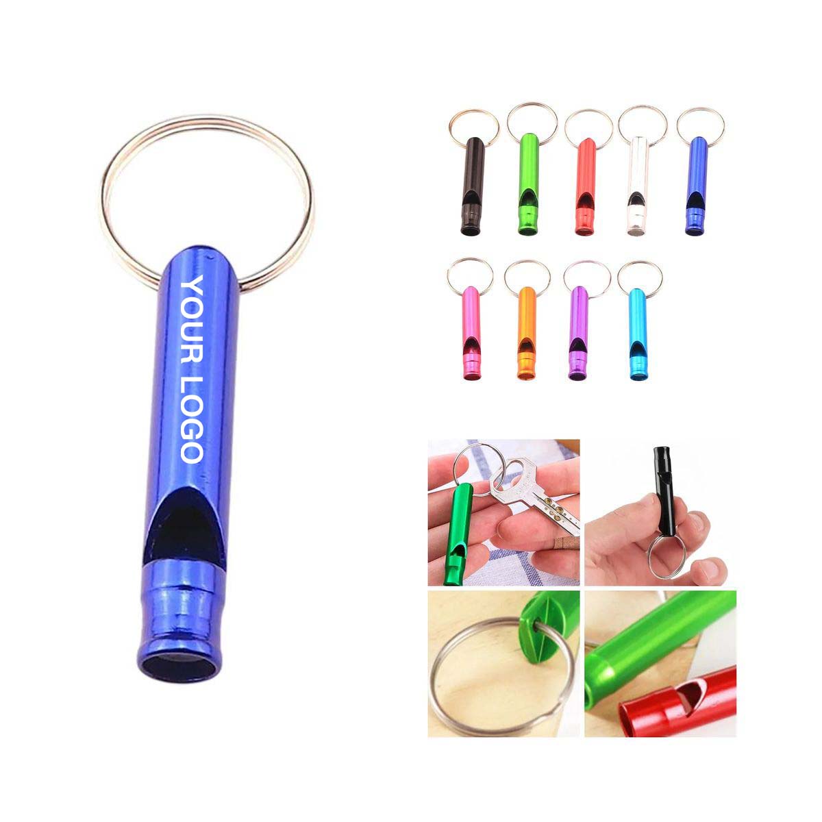 Outdoor Safety Whistle Compact Aluminum 4