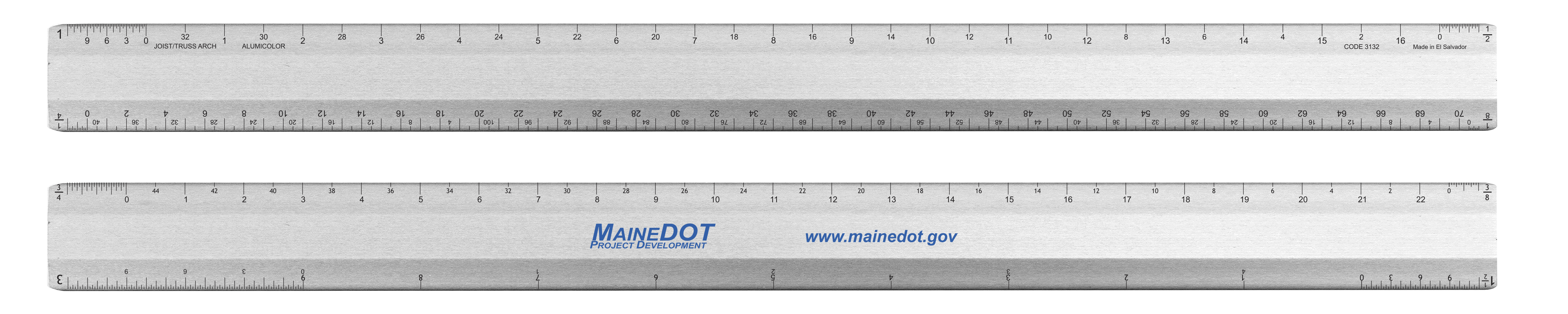 18" 4-Bevel Architect Scale 10