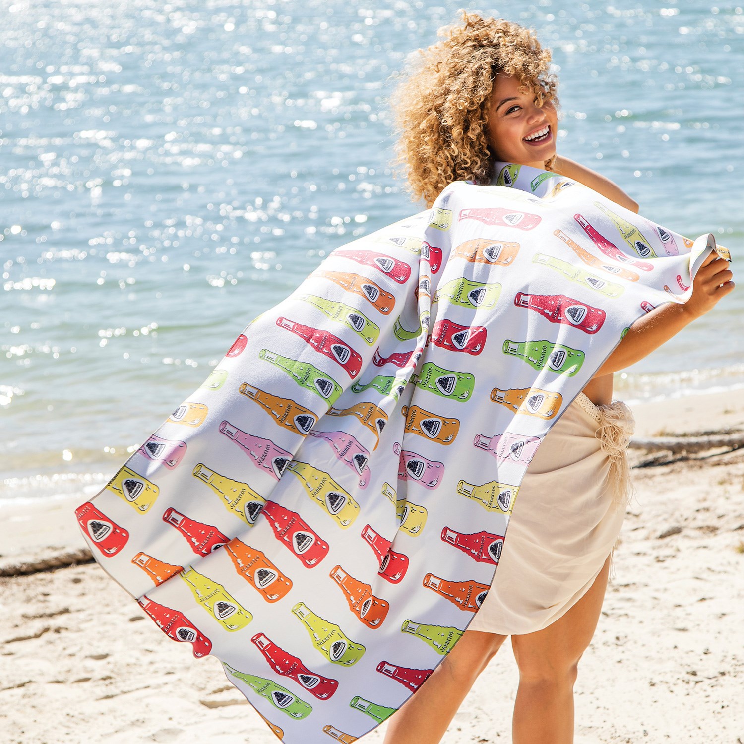 Sublimated Quick Dry Sand Proof Beach Towel 4