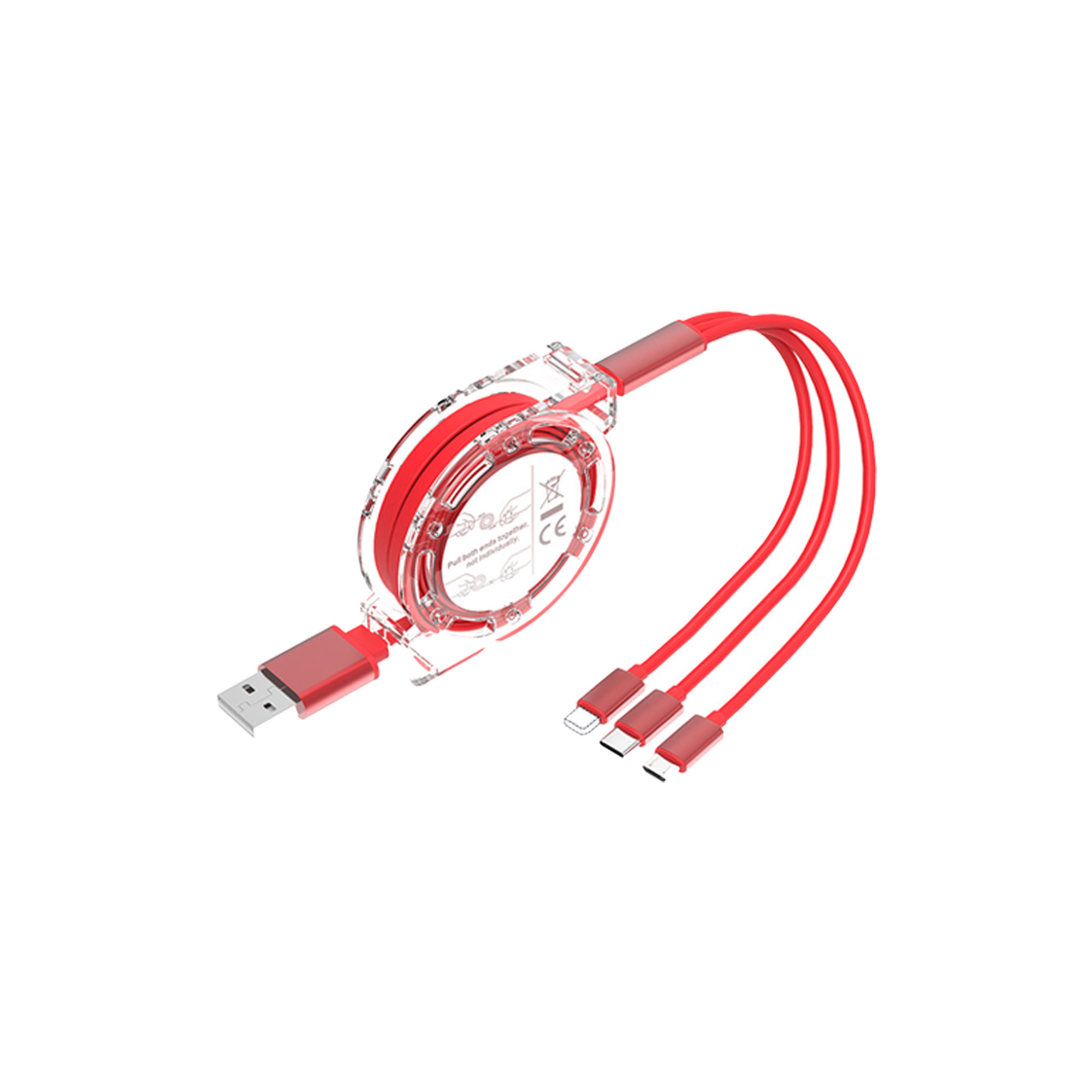 3 in 1 Multi USB Retractable Charger 6
