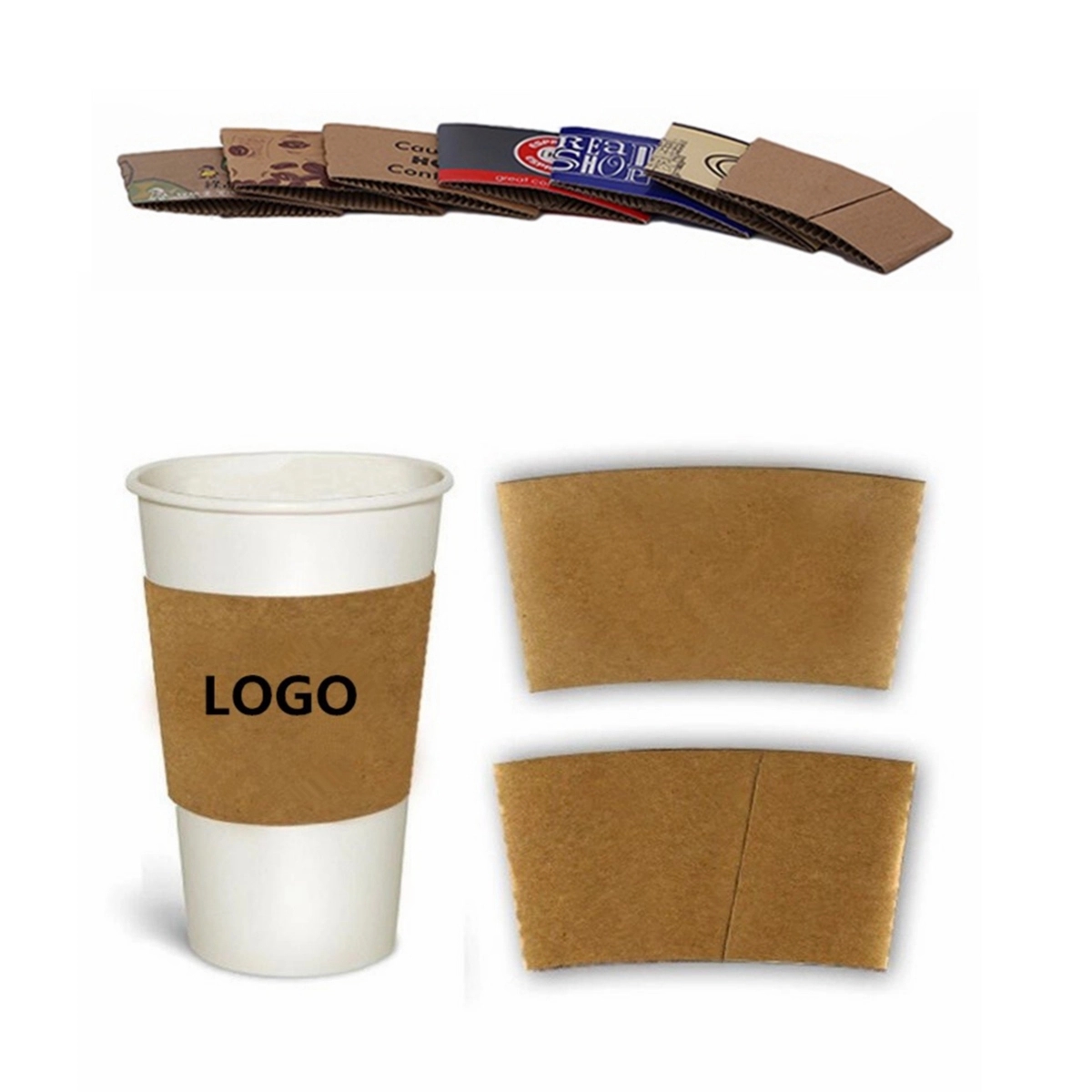 Non-Slip Paper Coffee Sleeves 2